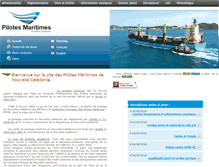 Tablet Screenshot of pilotage-maritime.nc